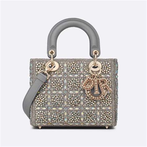 lady dior bag in embroidered calfskin|DIOR.